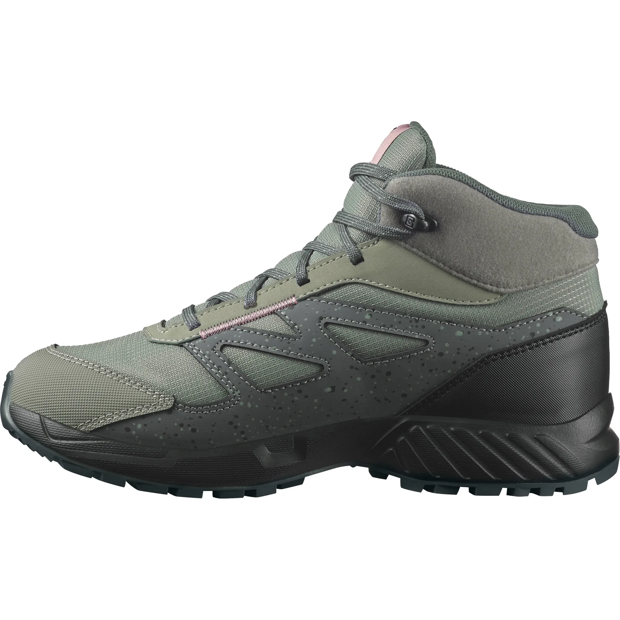 Salomon Juniors&#x27; Outway Mid ClimaSalomon Waterproof Agave Green/Black/Cadet | Buy Salomon Juniors&#x27; Outway Mid ClimaSalomon Waterproof Agave Green/Black/Cadet here | Outnorth