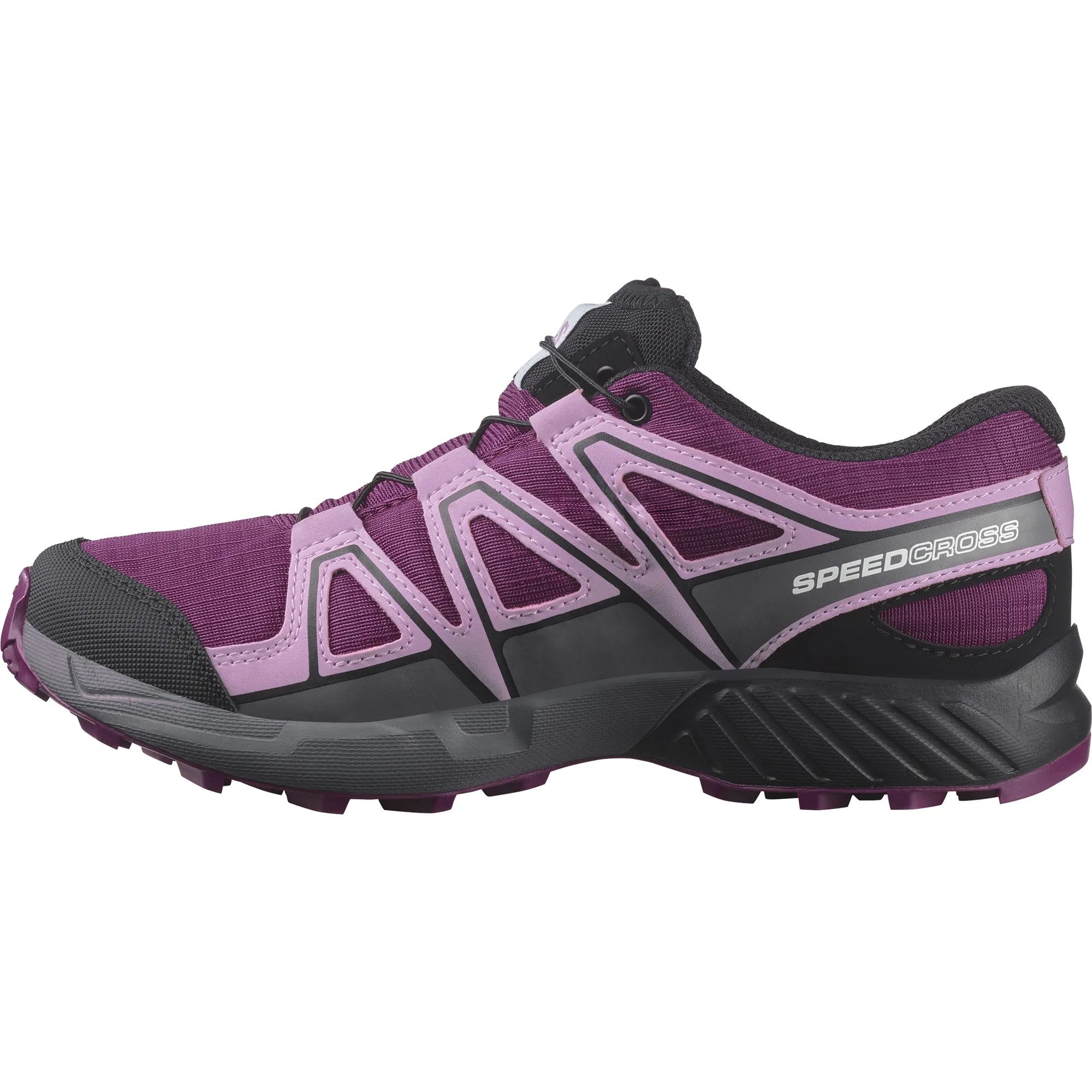 Salomon Juniors&#x27; Speedcross ClimaSalomon Waterproof Plum Caspia/Orchid Bouquet/Black | Buy Salomon Juniors&#x27; Speedcross ClimaSalomon Waterproof Plum Caspia/Orchid Bouquet/Black here | Outnorth