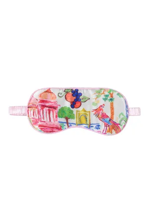 Silk Eye Mask / "Paradise Island"