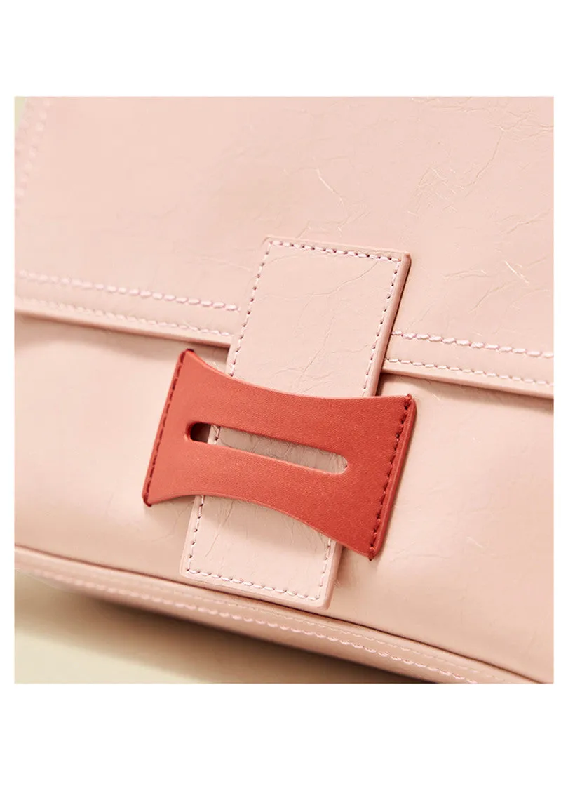 Sleek Leather Shoulder & Crossbody Bag