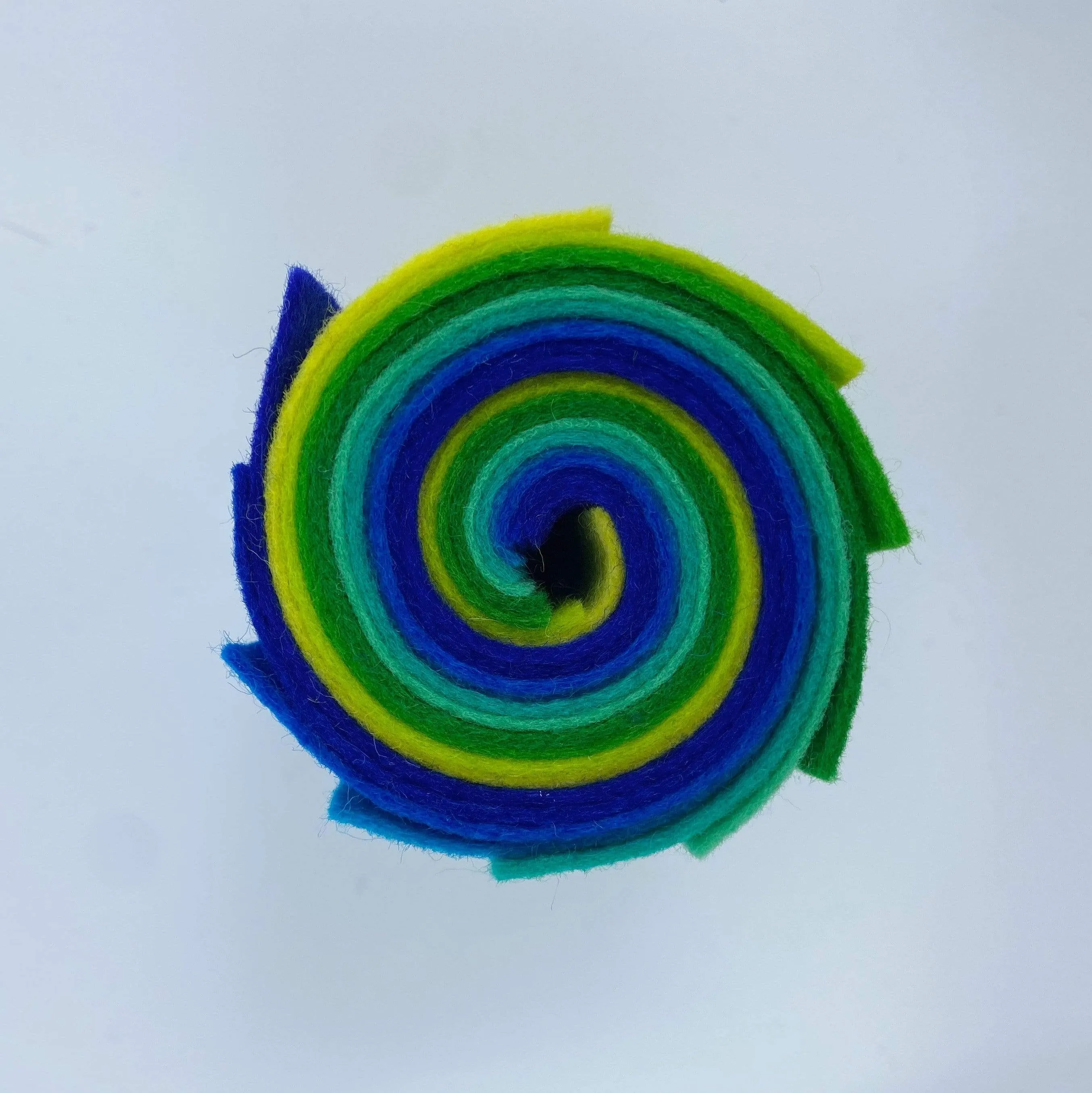 Small Wool Felt Roll - Chameleon