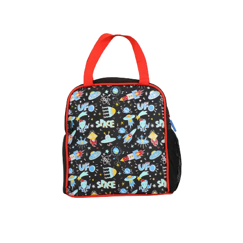 Smily Kiddos Baby COMBO - Backpack with Pencil Pouch, Lunch Bag, Sipper Water Bottle Black