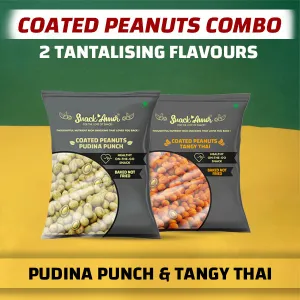 SnackAmor's Nutritious Combo Party Peanut Pack of 2 (100g each)