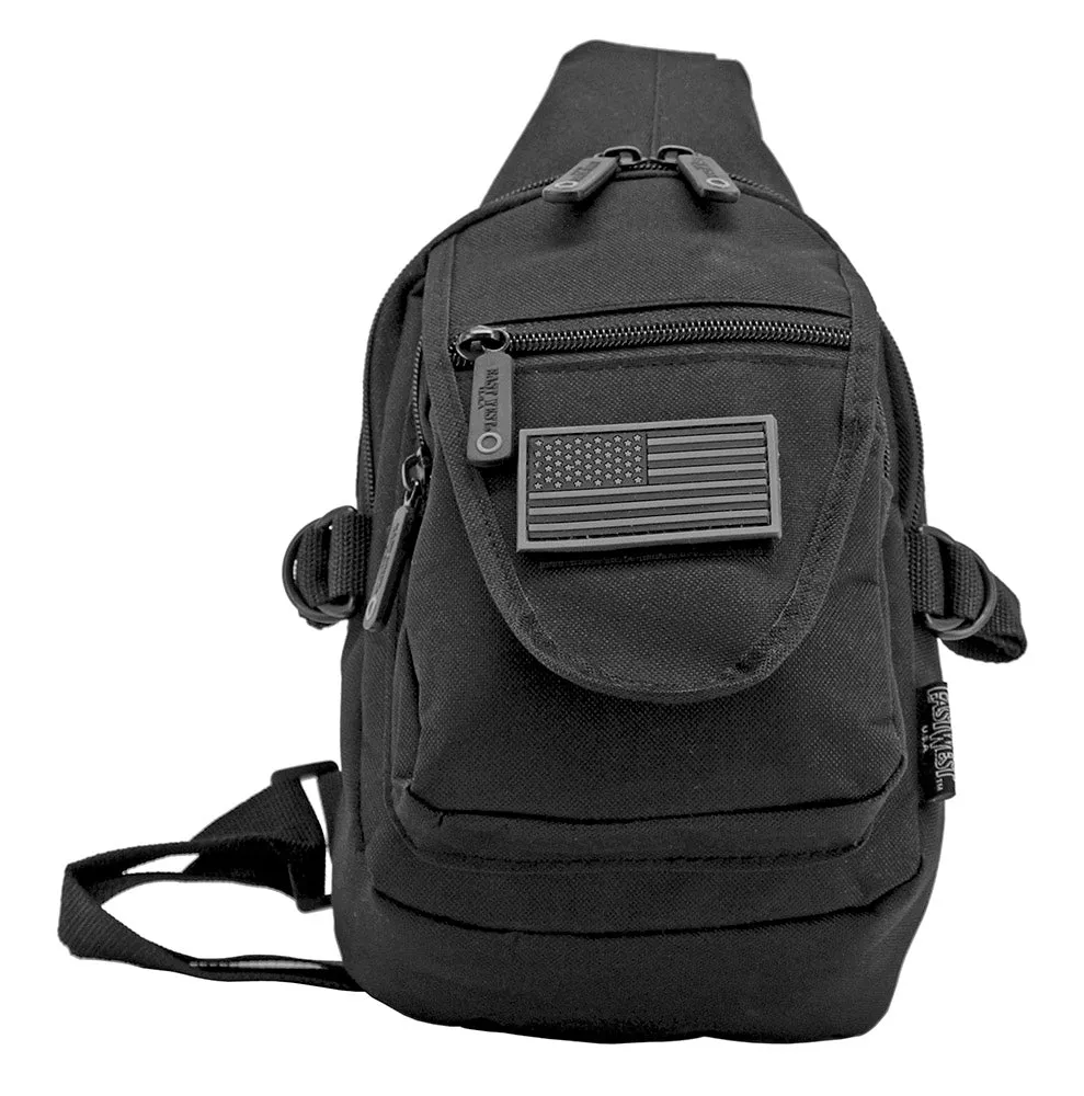 Tactical Gear - Military Sling Bag - Black