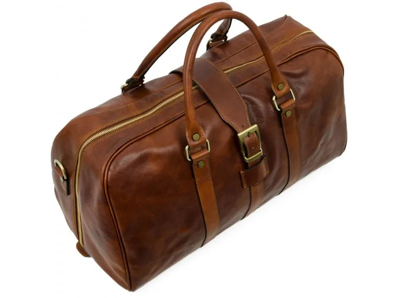 Tender is the Night - Leather Duffle Bag