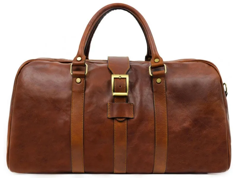 Tender is the Night - Leather Duffle Bag