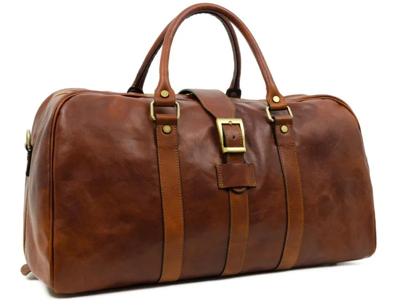 Tender is the Night - Leather Duffle Bag