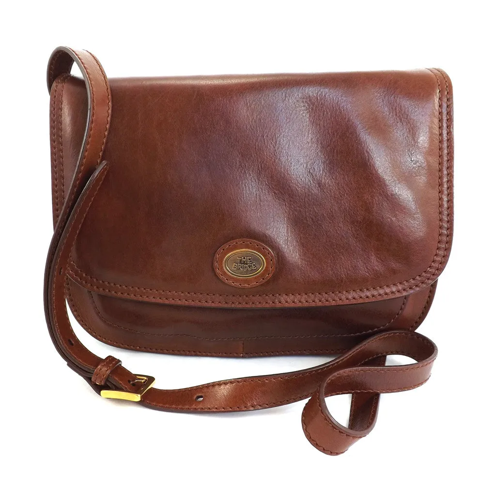 The Bridge Leather Saddle Bag - Style: 04415201