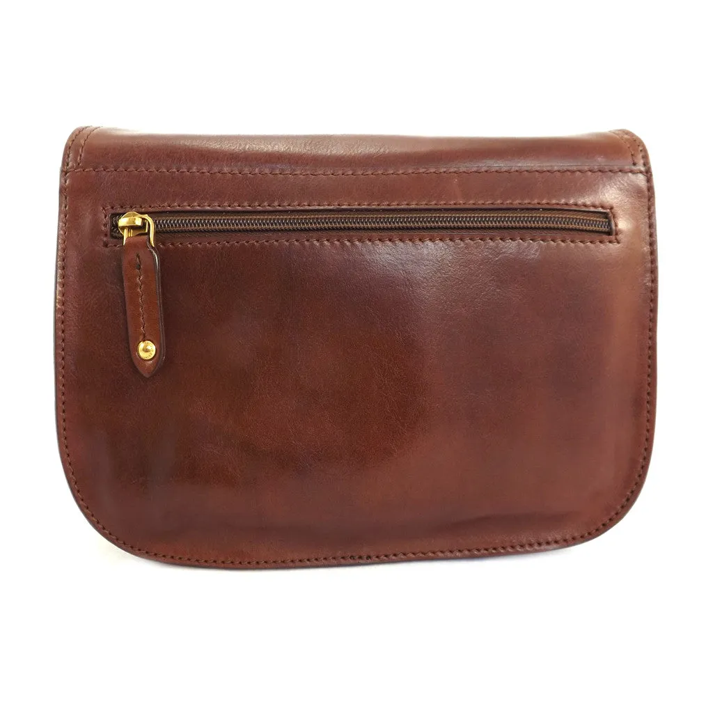 The Bridge Leather Saddle Bag - Style: 04415201