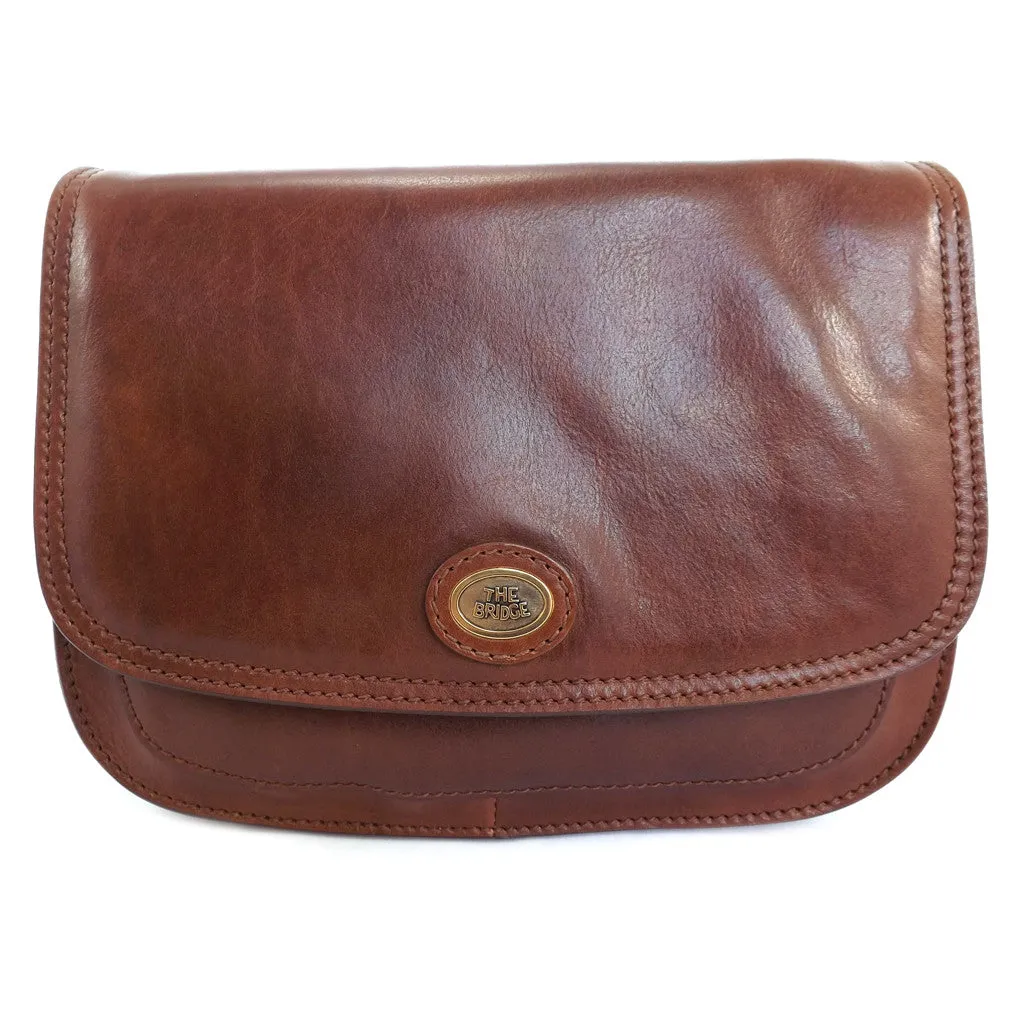 The Bridge Leather Saddle Bag - Style: 04415201