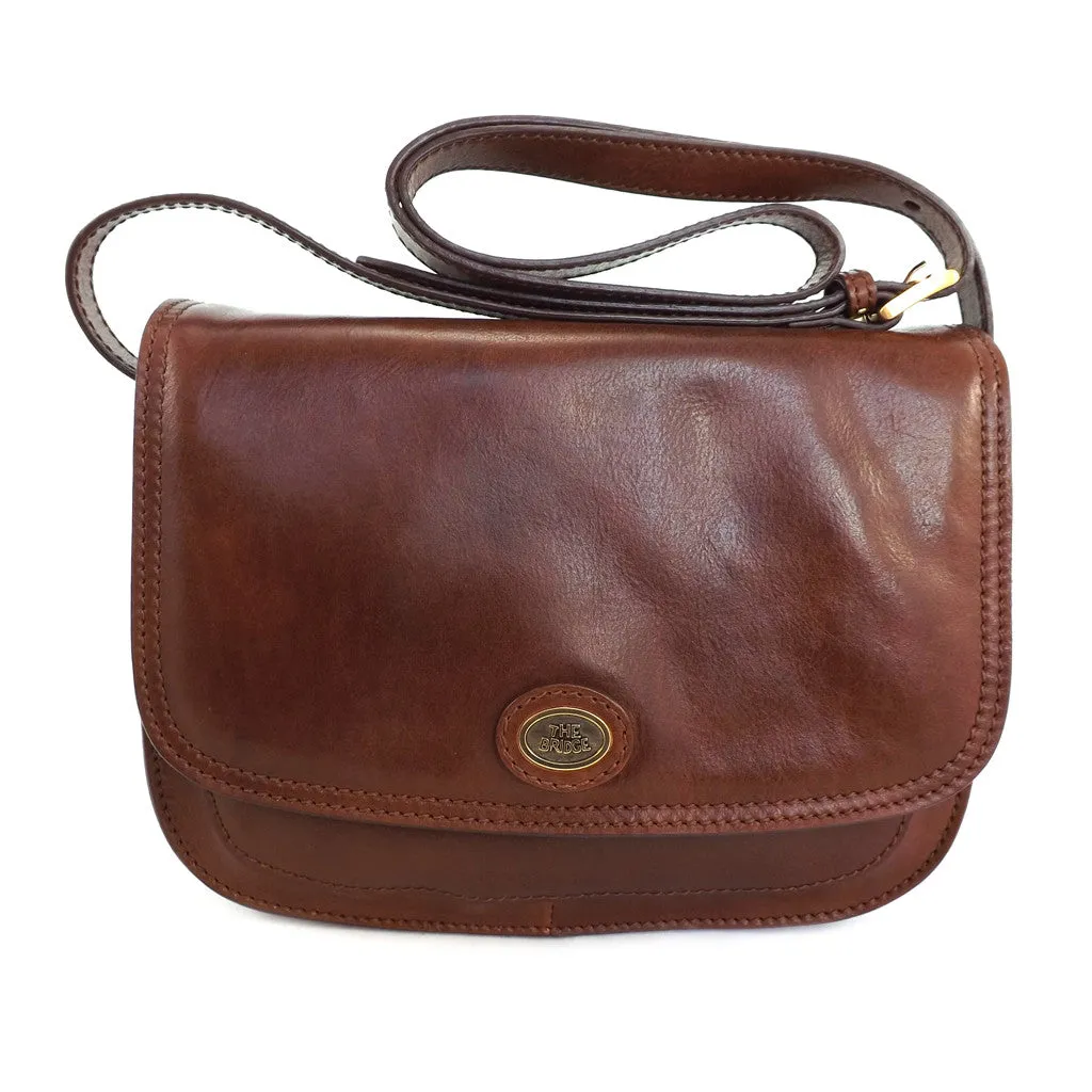 The Bridge Leather Saddle Bag - Style: 04415201