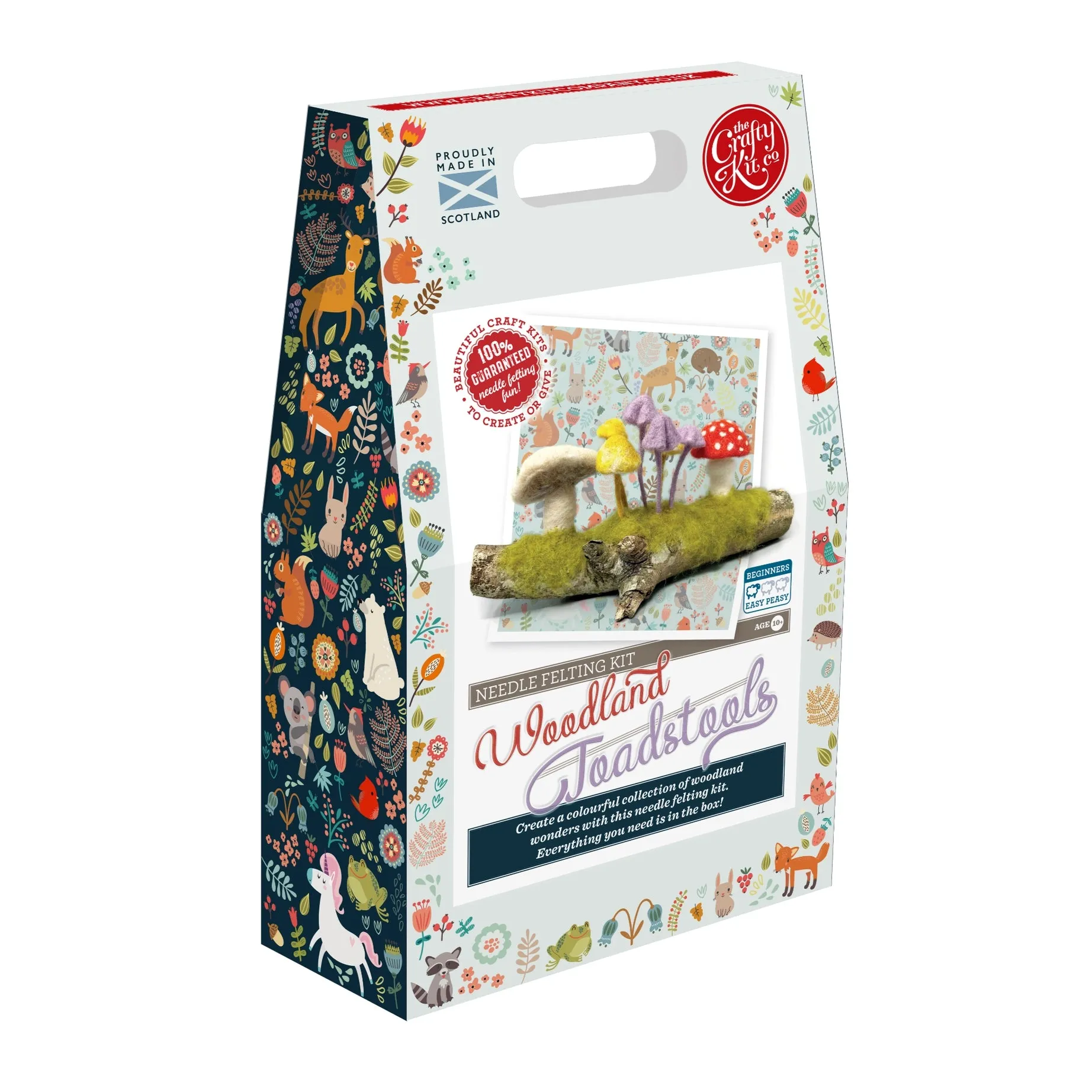 The Crafty Kit Co - Woodland Toadstools - Needle Craft