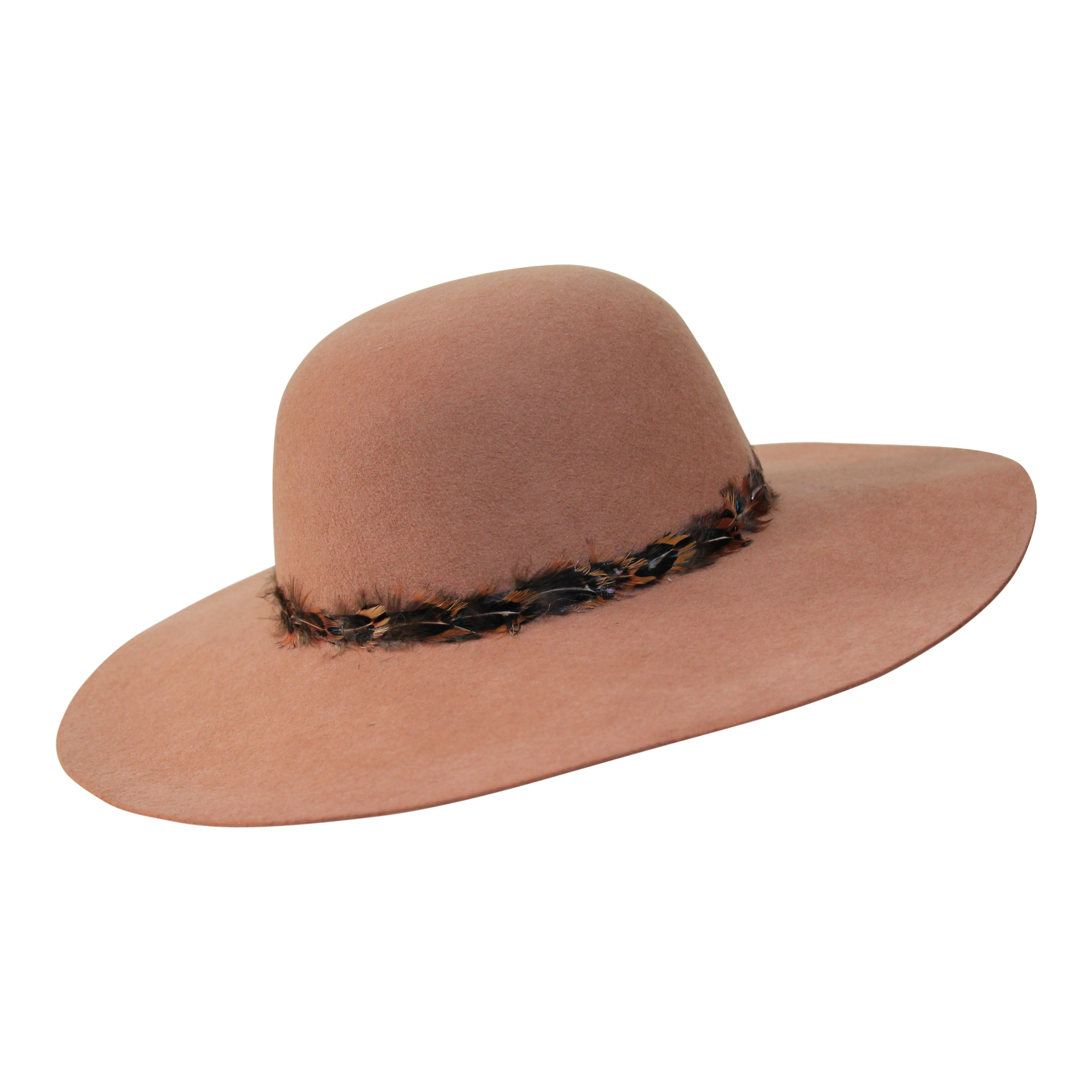 The Julia Boa - Floppy Brim Hat