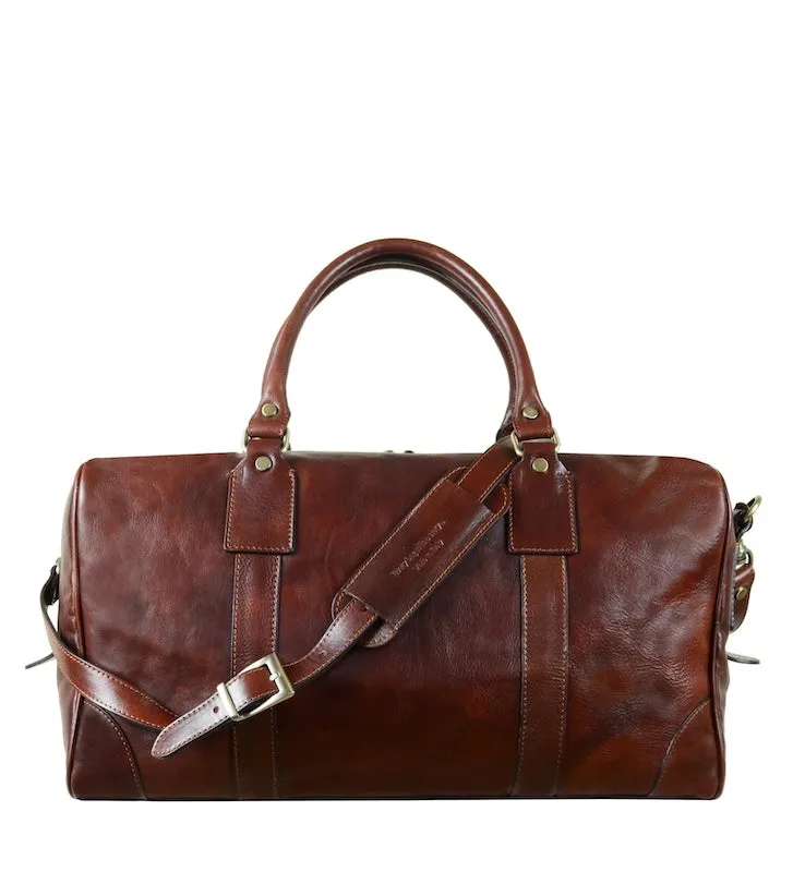 To the Lighthouse - Leather Duffel Bag