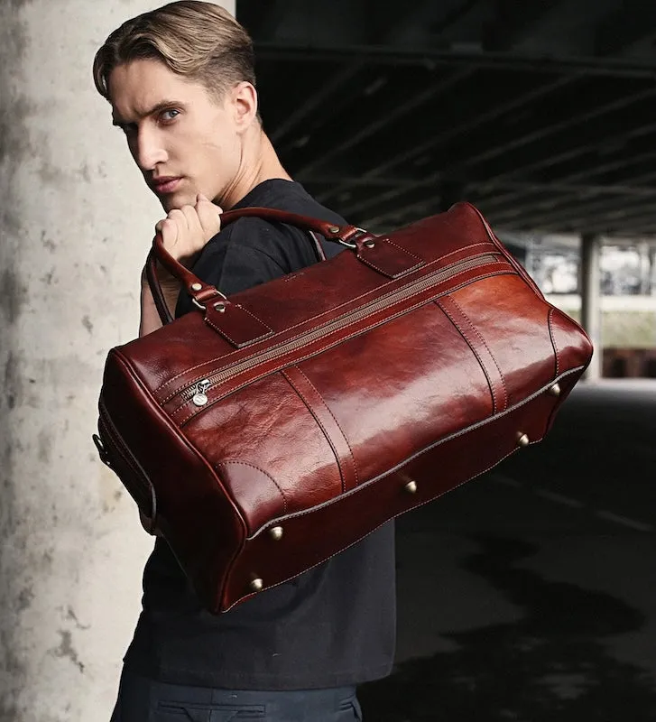 To the Lighthouse - Leather Duffel Bag