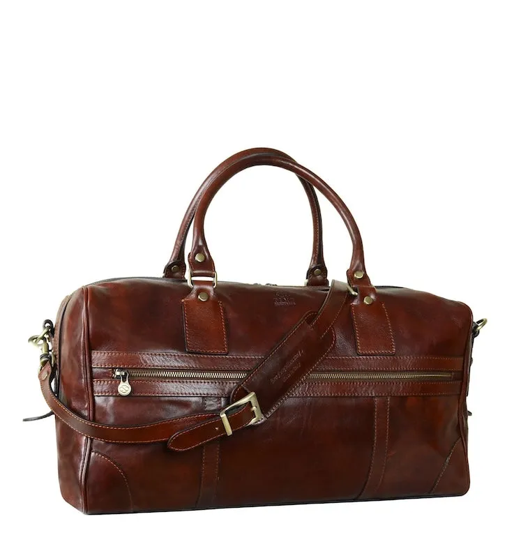 To the Lighthouse - Leather Duffel Bag