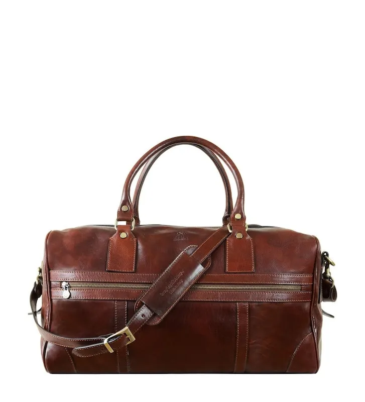 To the Lighthouse - Leather Duffel Bag