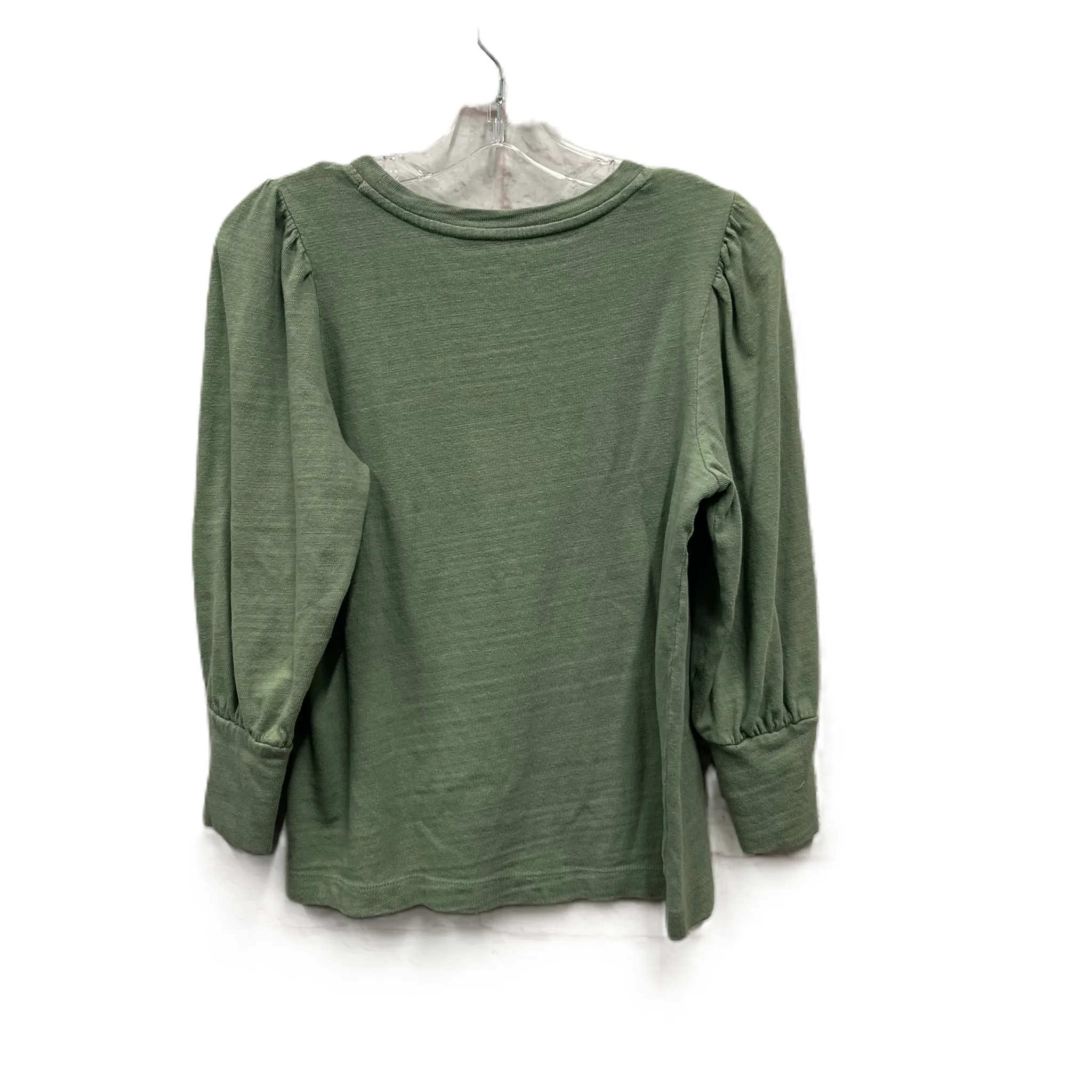 Top Long Sleeve By Loft In Green, Size: S