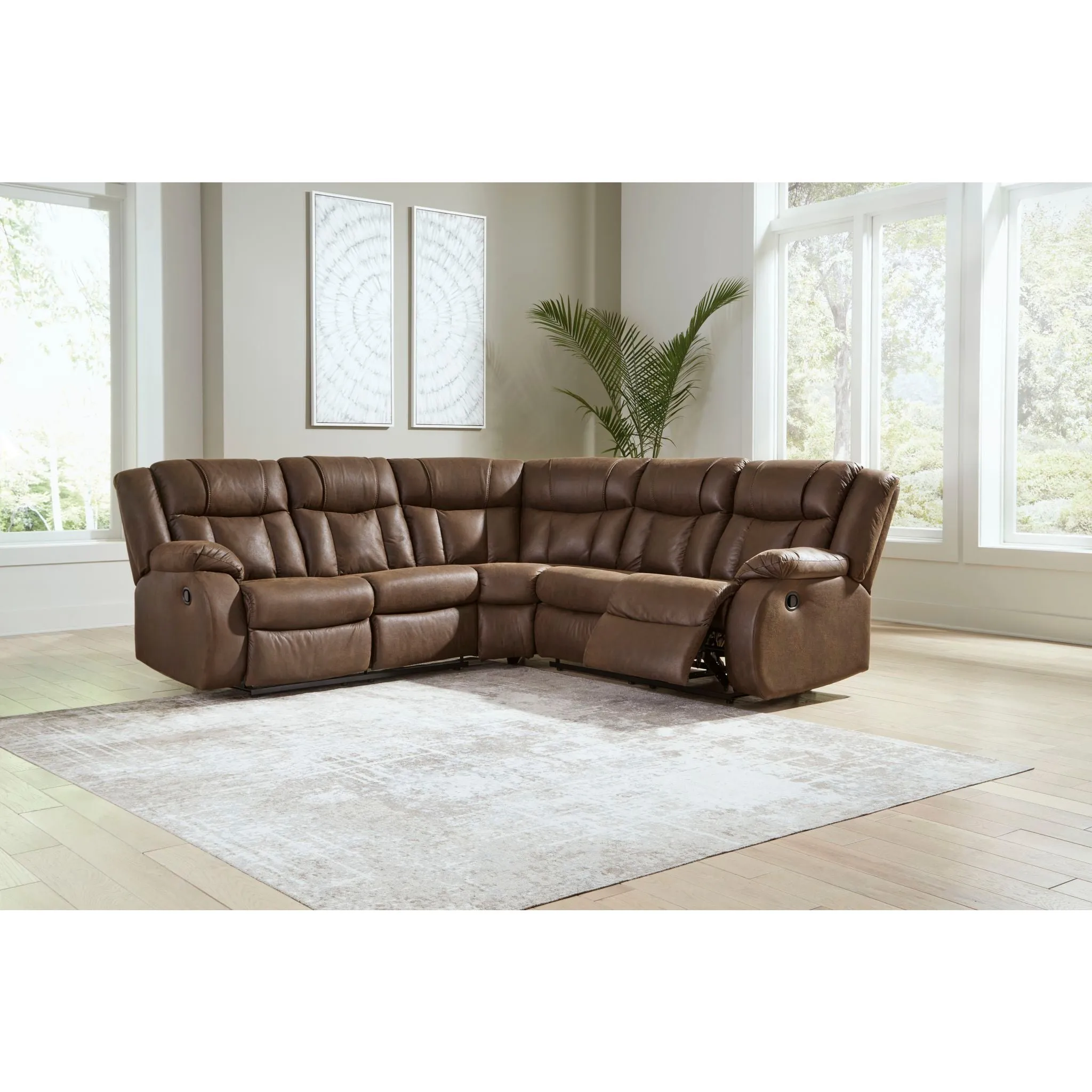 Trail Boys 2 Piece Reclining Sectional