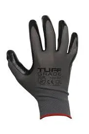 Tuff Grade Glove Polyester Shell Nitrile Palm (pair)