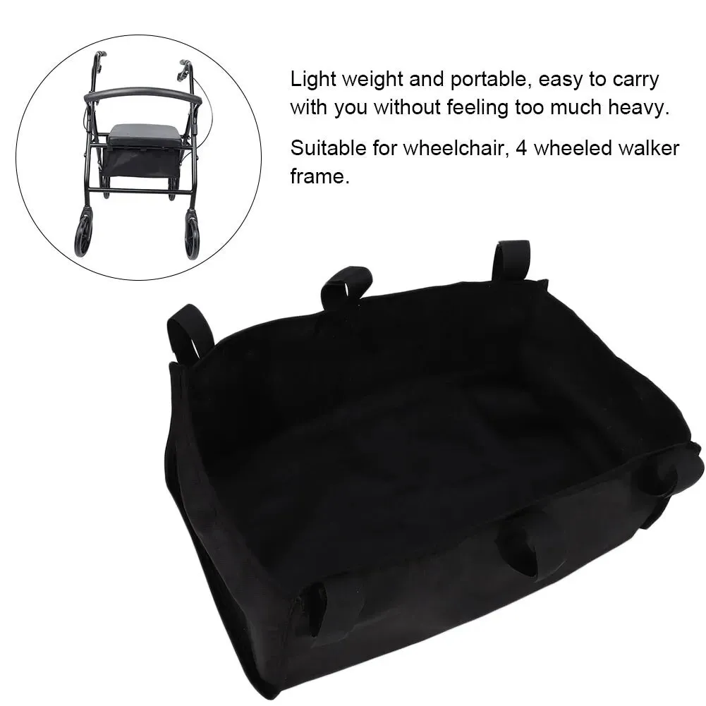 Under Seat Rollator Walker Storage Bag Wheel Rollator Medical Basket