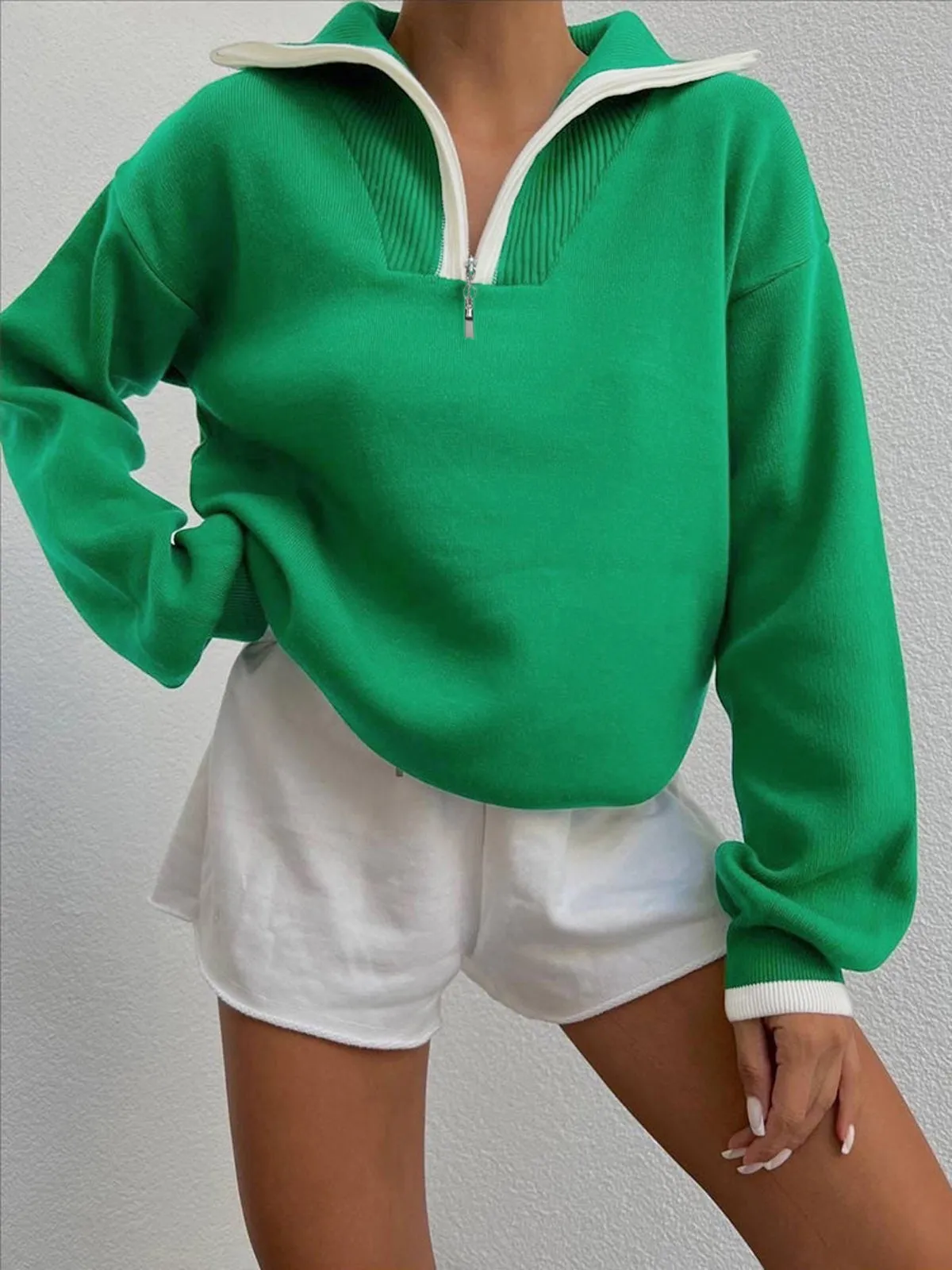 Under The Graceful Influence Collared Sweater