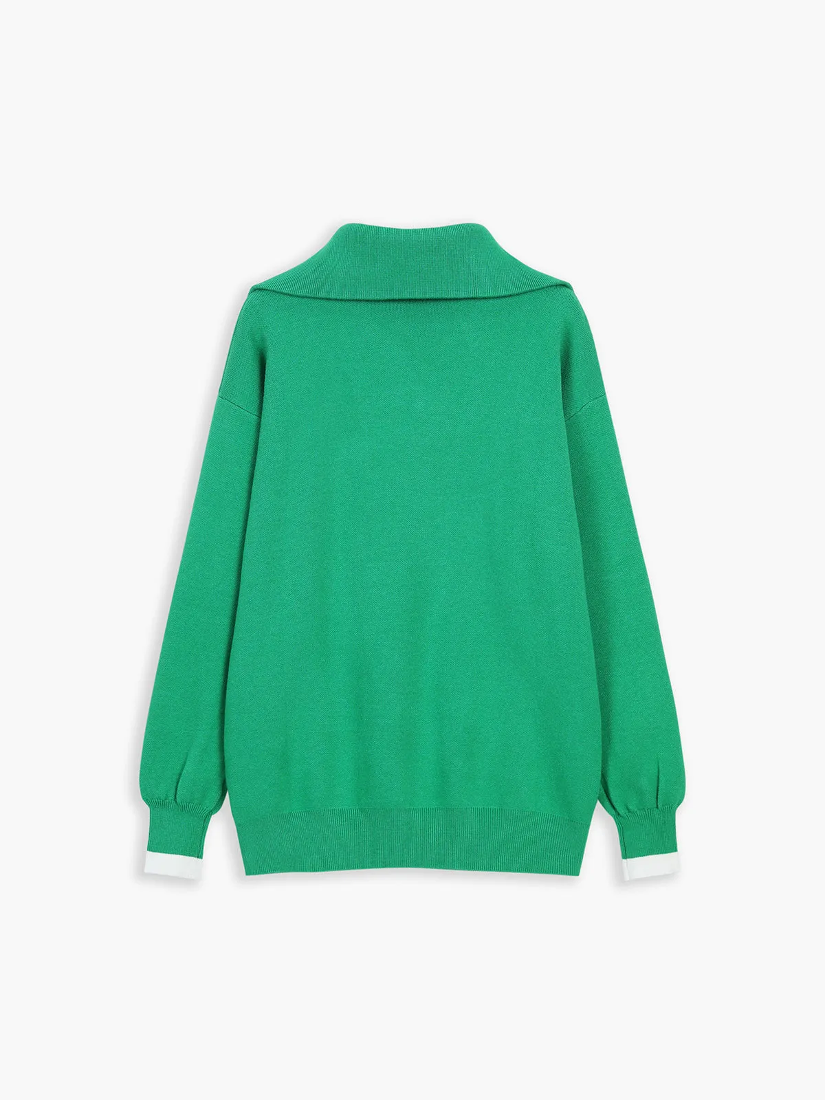 Under The Graceful Influence Collared Sweater