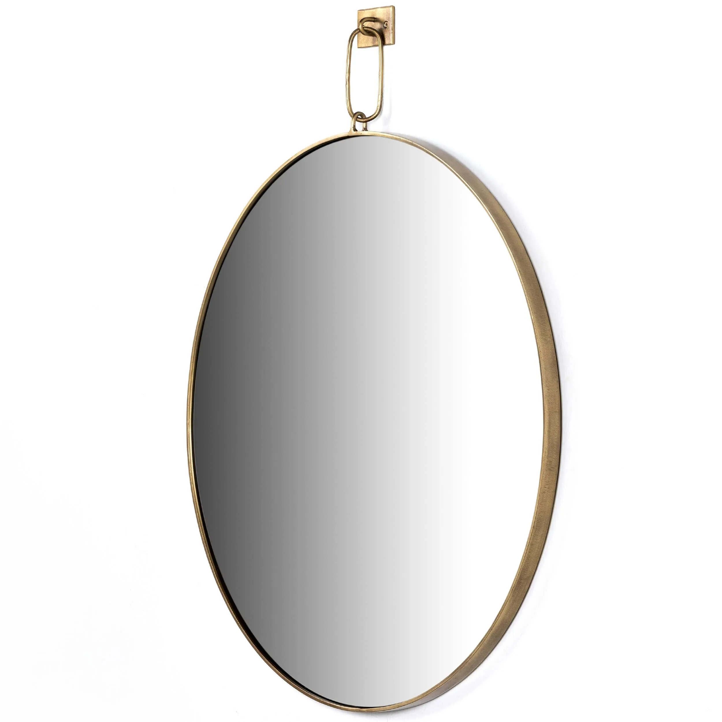 Vina Mirror, Antique Brass