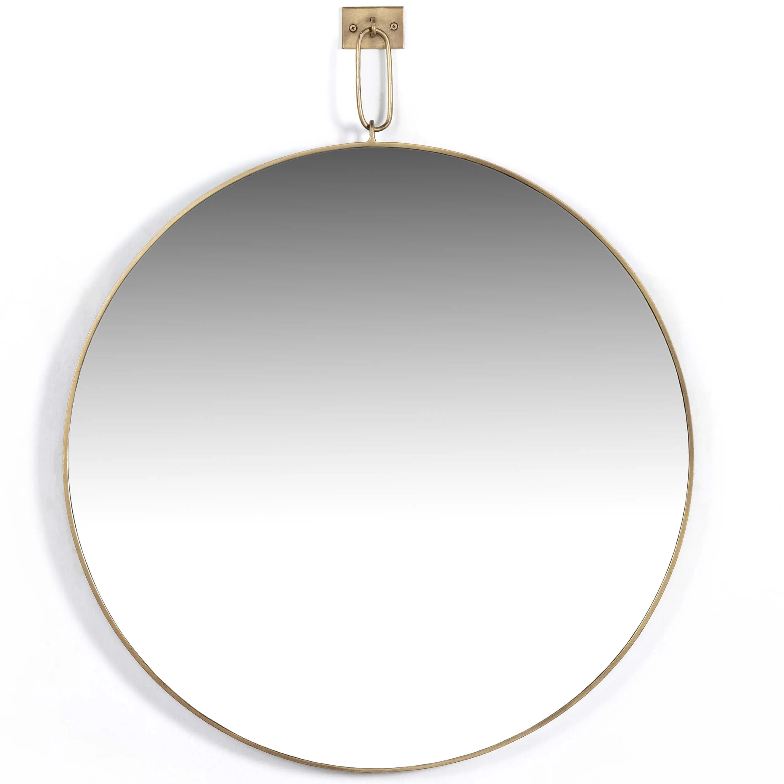 Vina Mirror, Antique Brass