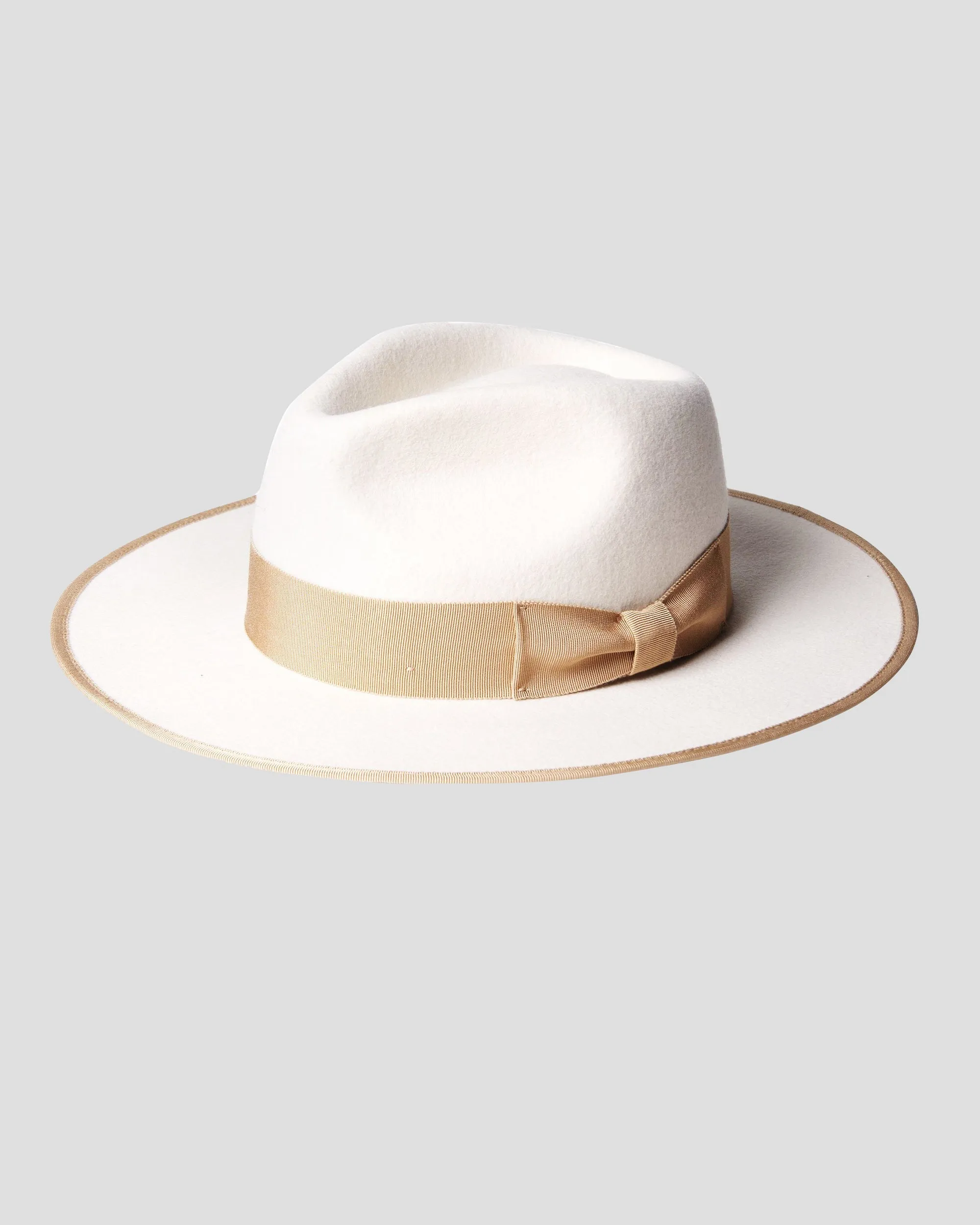 Vintage Vogue Ferguson Fedora Hat-Ivory