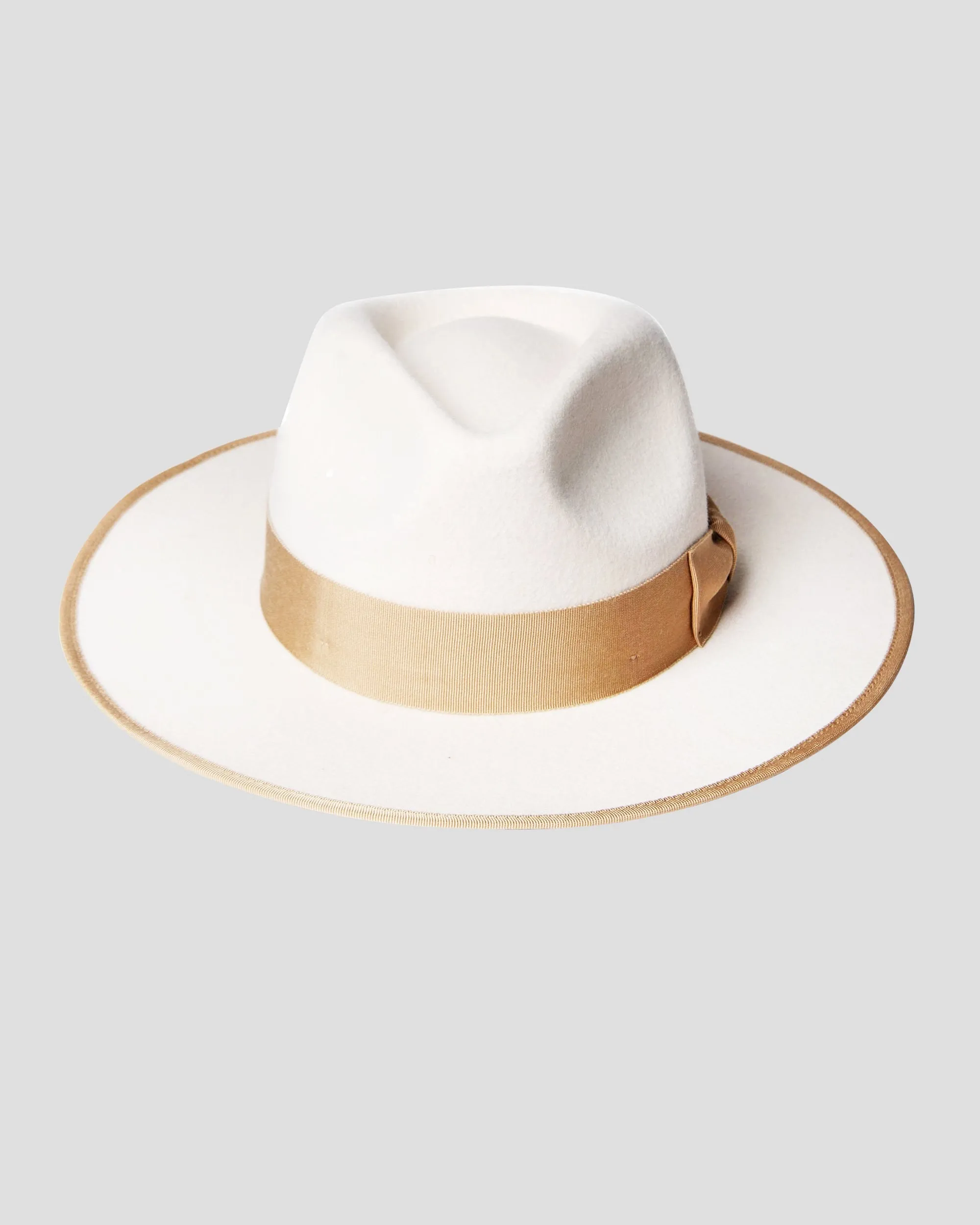 Vintage Vogue Ferguson Fedora Hat-Ivory