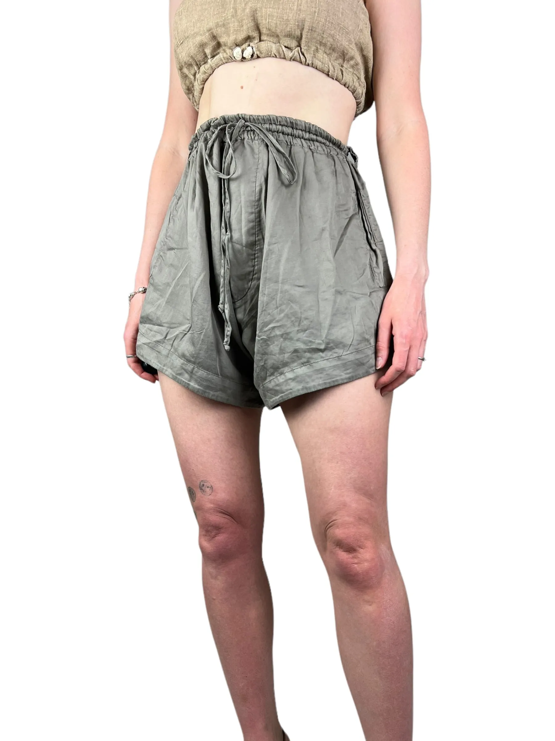 Vivienne Westwood Anglomania paper bag shorts