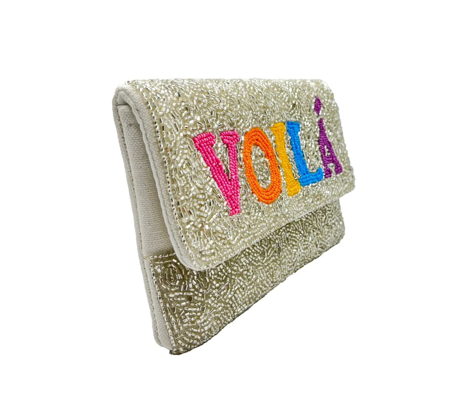 VOILA BEADED BAG