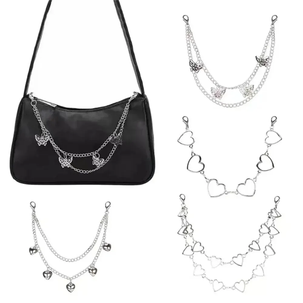 Vvsha Double Layer Bag Chain For Handbag Decorative Pendant DIY Replacement Chain Bag Accessories