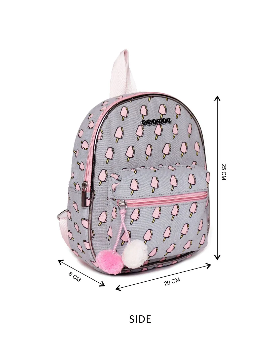 Washed Denim Girls / Kids Backpack Small Size