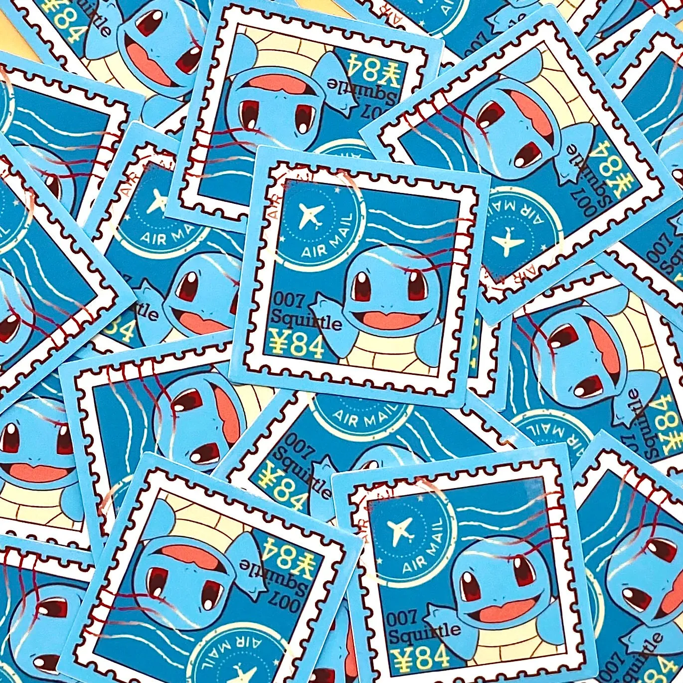 Water Starter Stamps (mockups) vinyl  sticker pack