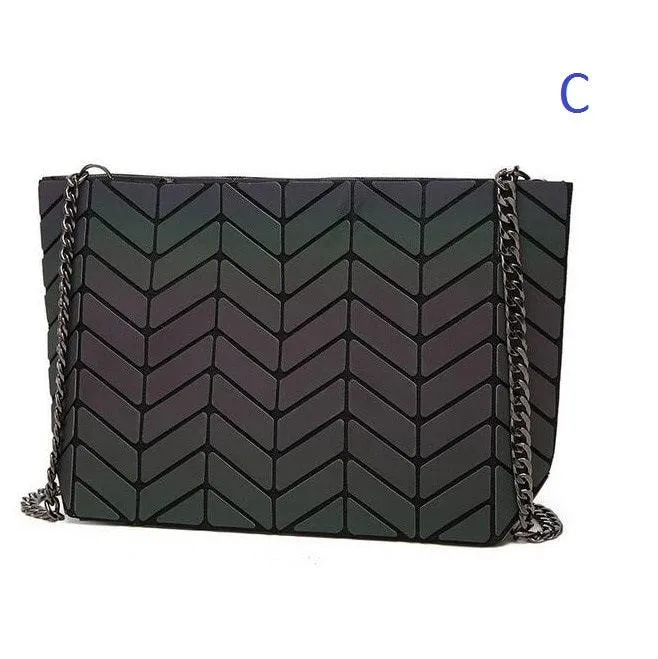 Women 's Bag Hot Luminous Geometric Laser