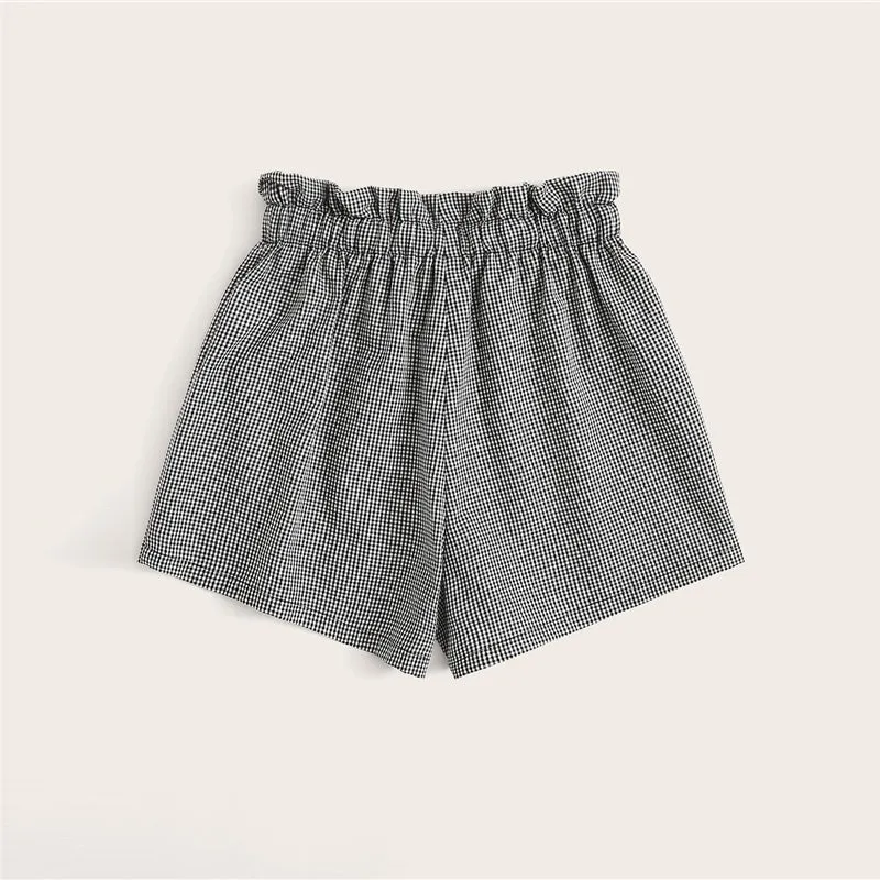 Women's Summer Cotton High-Waist Shorts